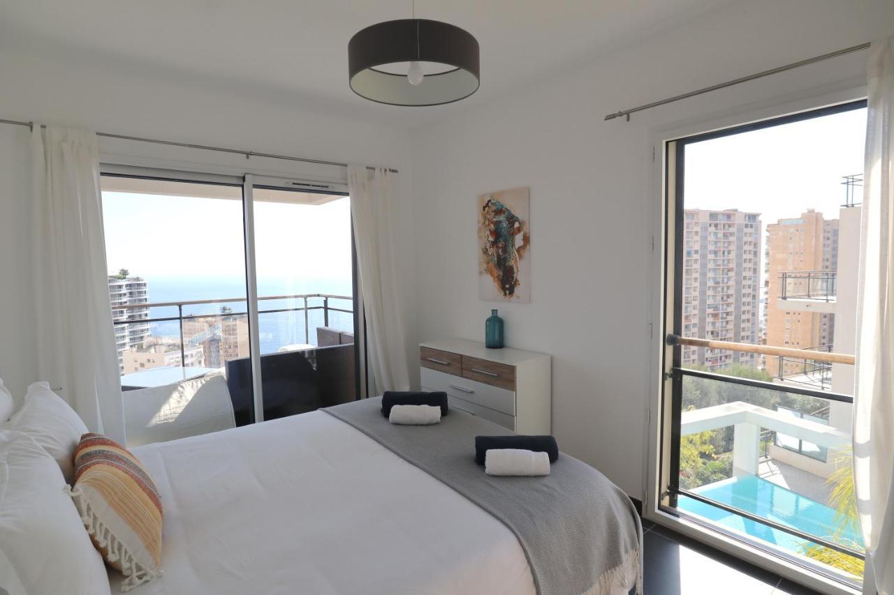 Luxurious Apartments Monaco&Seaview, Infinitypool&Parking Beausoleil Exteriör bild