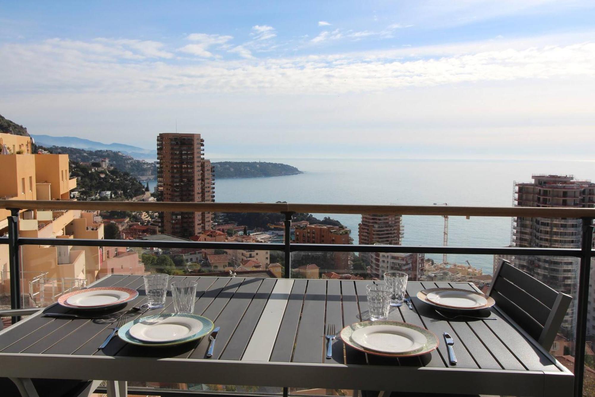 Luxurious Apartments Monaco&Seaview, Infinitypool&Parking Beausoleil Exteriör bild