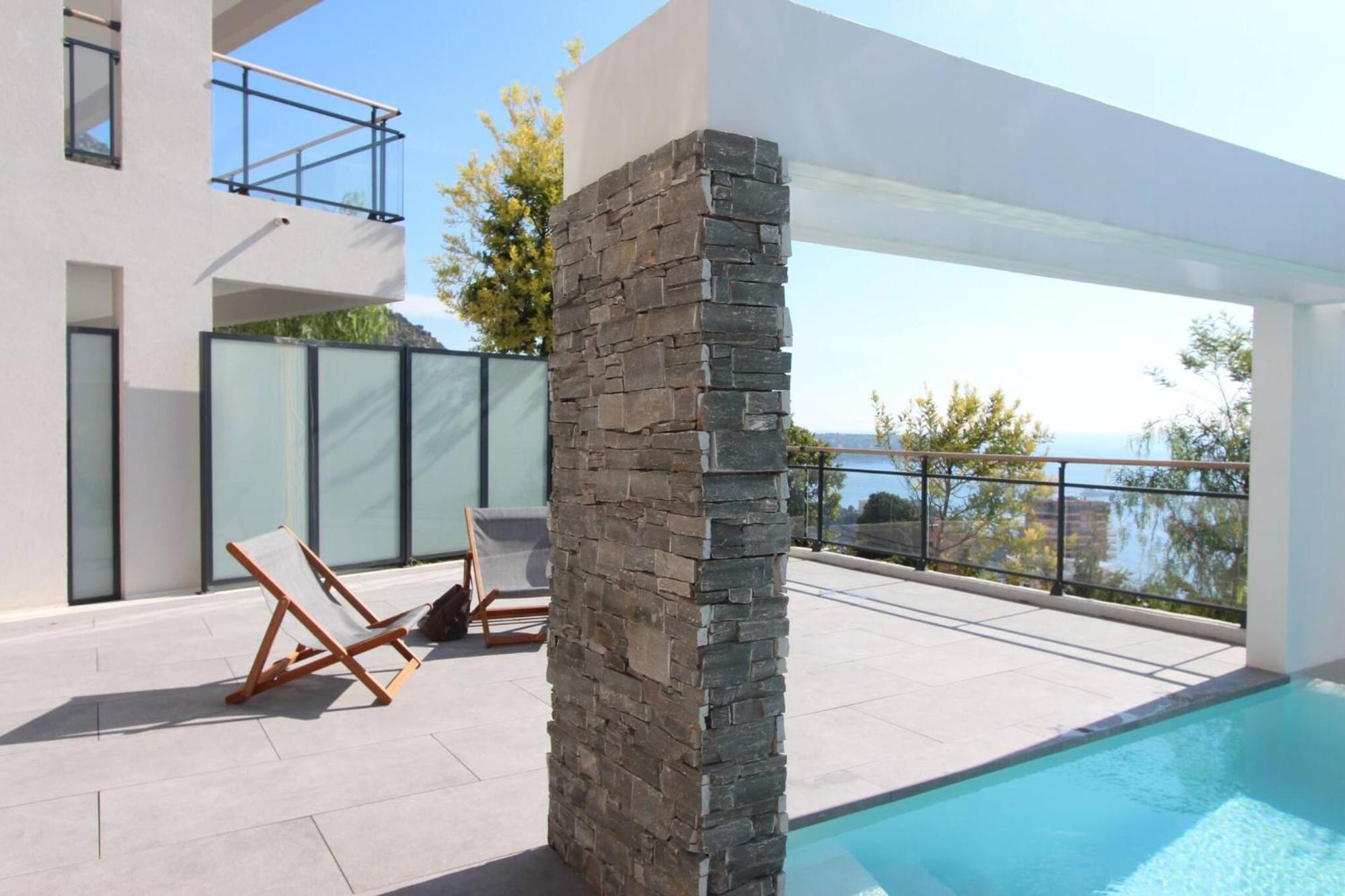 Luxurious Apartments Monaco&Seaview, Infinitypool&Parking Beausoleil Exteriör bild