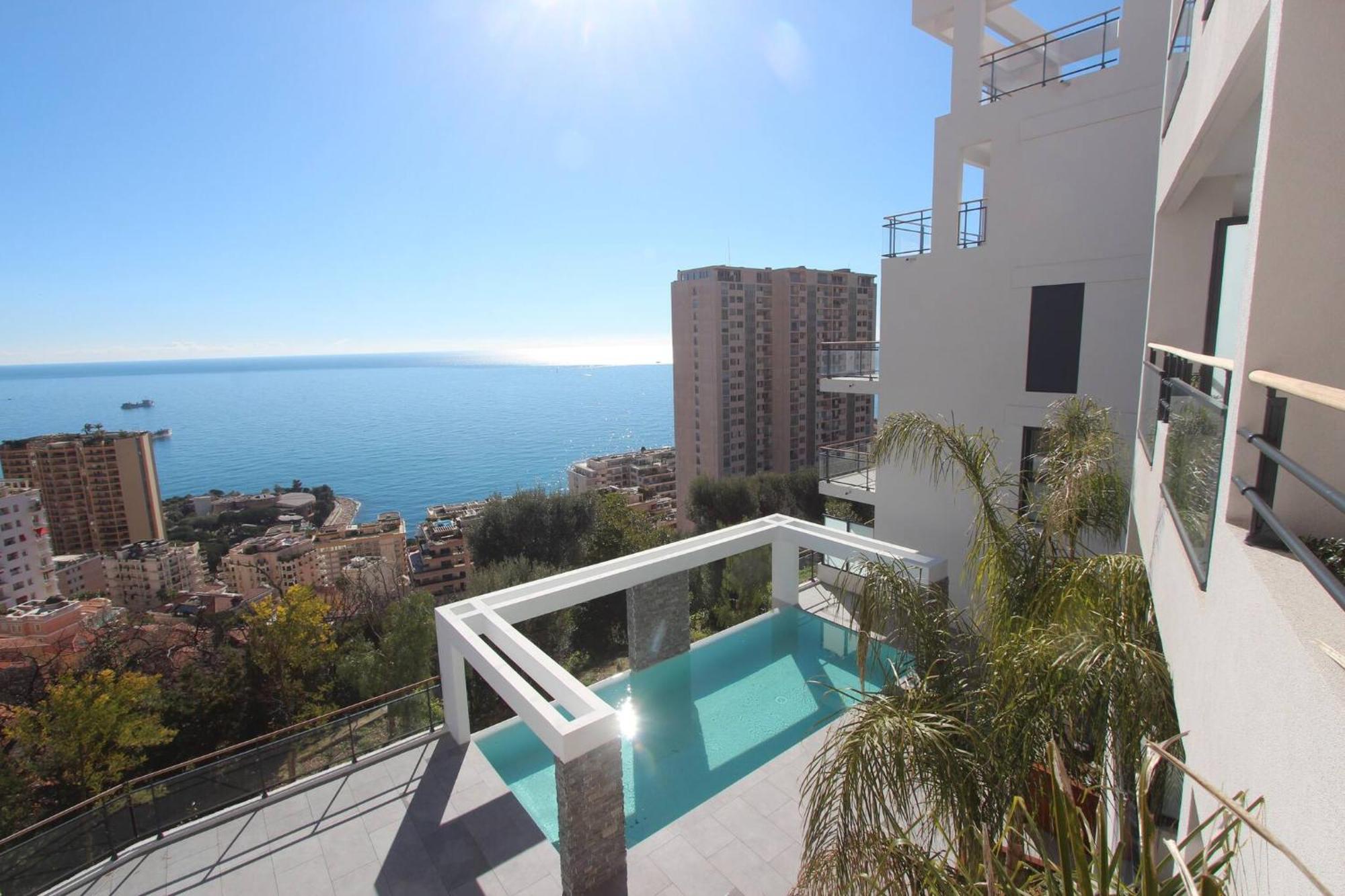 Luxurious Apartments Monaco&Seaview, Infinitypool&Parking Beausoleil Exteriör bild